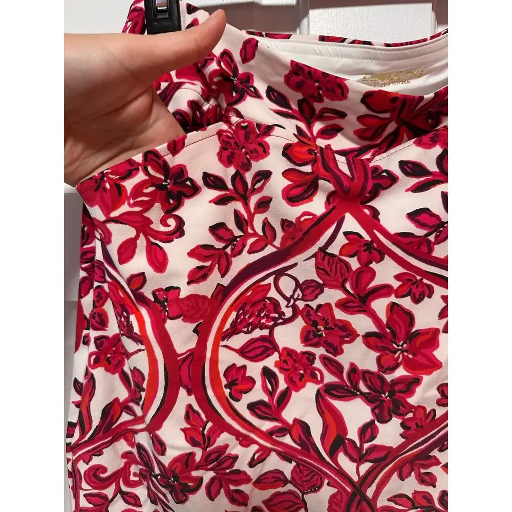 Lilly Pulitzer UPF Luxletic 17" Monica Skort Coconut Slice Of Paradise Golf 16 - Picture 6 of 9
